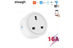 China Electric Power Strip Wifi Smart Socket Compatible With Tuya Smart UK Standard supplier