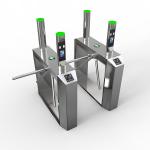 Automatic Tripod Turnstile Gate Access Control Communication Interface Stainless Steel for sale
