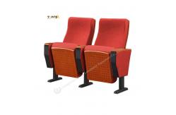 China Black Padded Auditorium Folding Chair Individually Packaged For Easy Handling supplier