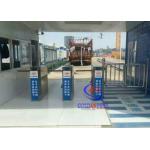 Bi Directional Semi Automatic Tripod Turnstile Gate With Qr Barcode Reader for sale