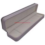 Purple Jewelry Set Box Special Texture Art Paper Rigid Cardboard Necklace Packaging Boxes for sale