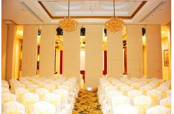 China Panel Height 4 m Sliding Aluminium Track Movable Partition Walls / Classroom Dividers supplier