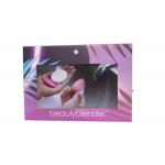 Customized Printed Beauty Display Stand With Back Frame for sale