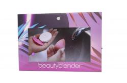China Customized Printed Beauty Display Stand With Back Frame supplier