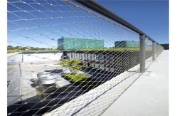 China 316 Stainless Steel Wire Mesh 20mm - 200mm Aperture For Bridge Protecting supplier