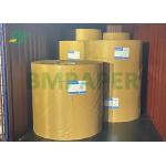 Extensible 70gsm 80gsm Brown Kraft Paper For Cement Sand Flour Powder Packaging for sale