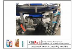 China PLC Control Pneumatic Vertical Cartoning Machine For Bottles 60BPM High Speed supplier