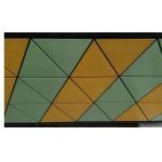 1mm Triangular Metal Ceiling Tiles Perforated Aluminium ISO9001