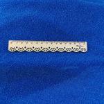 150cm Blue Plain Glitter Metallic Jersey Fabric 110gsm Polyester Lurex Fabric