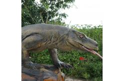 China Snowproof 4m Realistic Animatronic Animals Komodo Dragon Model supplier
