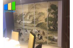 China Banquet Hall Screen Fireproof Sliding Movable Acoustic Partition Walls supplier