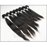 Silky Straight Remy Virgin Peruvian Human Hair Extensions Tangle-Free