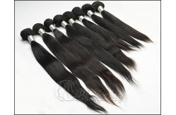 China Silky Straight Remy Virgin Peruvian Human Hair Extensions Tangle-Free supplier