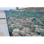 PE Coated Plastic Gabion Mesh Retaining Earth Or Water Structure