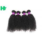 Natural Color 100% Natural Peruvian Virgin Kinky Curly Hair Extensions Human Hair Wave for sale