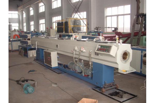 PVC Double Plastic Pipe Extrusion Line 60KW - 120KW PLC Control
