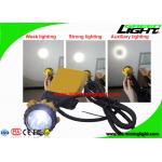 Hard Hat Rechargeable Mining Headlamp 3 Watt With 4 Level Lighting Mode for sale