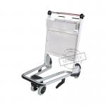 Aluminum Alloy Airport Luggage Trolley Using Airport With Handle Released Brake for sale
