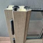 Sound Heat Proof Wind Resistant Broken Bridge PVC Profile Aluminum System Window Frame for sale