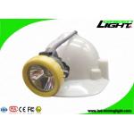 Rechargeable Mining Hard Hat Led Lights , Miners Cap Lamp Support USB Charger for sale