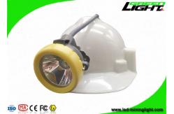 China Rechargeable Mining Hard Hat Led Lights , Miners Cap Lamp Support USB Charger supplier
