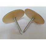 Galvanized Steel Cup Head Duct Liner Nails With Insulated Paper To Fasten Foil Faced Insulation for sale
