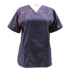 155GSM Female Medical Scrub Uniform Unisex Top Shirts Antimicrobial Wrinkle-free for sale
