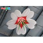 Customized Giant Inflatable Flower Hanging Wedding Inflables LED Flower Decoration