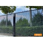 Square Post Flat Bar Anti Climb Mesh Fence for Airport for sale
