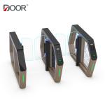 High Speed Stainless Steel Fingerprint Turnstile Swing Gating Turnstiles 80kg for sale