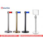 Black Metal Crowd Control Bollard Sign Holder For A3 A4 Paper