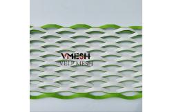 China Outdoor Decorative Aluminum Expanded Mesh Welded with Frame supplier