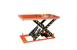 China 1m Load 1000kg Small Lift Table Hydraulic Fixed Scissor Lift Tables supplier