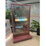 55 inch Floor Standing TV Transparent OLED Digital Signage AMOLED Screen 4K Touch Ultra Thin Transparent OLED Display for sale