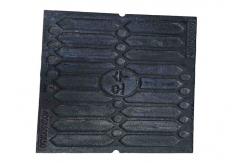 China Square Single Seal DI Manhole Cover Frames With Lock Black Painted Finished supplier