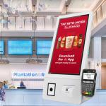 21.5 Inch Touch Screen POS Terminal , Desktop Countertop Self Service Payment Kiosk for sale
