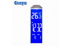 China Custom LCD Screen HTN Segment Blue Zebra White Backlight For Desk Lamp supplier