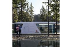 China CE/ISO Container Capsule Hotel Moving Into A Futuristic Spacecraft Mobile Home supplier