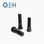 Round Head Tire Wheel Hub Fixings Knurled Bolt With Carbon Steel Material