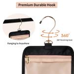 Lager capacity travel handing toiletry bag for men women with hook