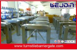 China Flexible Double Tripod Turnstile Gate with DC Motor FOR MUSEUM supplier