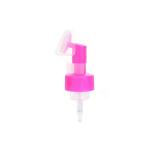 Customized 42mm Plastic Foam Pump With Silicone Brush For Cleaning for sale
