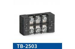 China 25A 12 Pole Terminal Block 230V 400V 660V Fixed Barrier Screw Plate Mount supplier