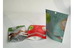 China Resealable Snack Bag Packaging Coconut Powder Pack Custom Printing With Clearly Window supplier