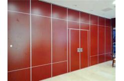 China Sliding Aluminium Roller Soundproof Partition Wall Melamine Surface 4m Height supplier