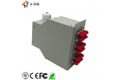 China Splice Distributor Ethernet Patch Panel DIN-Rail Mounting Options PG Gland Strain Relief supplier