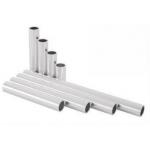 Silvery Anodized Aluminum Tube With CNC Machining , Drilling / Cutting for sale