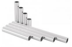 China Silvery Anodized Aluminum Tube With CNC Machining , Drilling / Cutting supplier