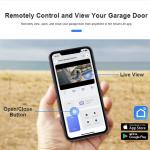 Wifi Garage Monitor Camera Mini Garage Door Camera Night Vision