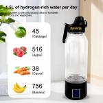 1L Sports Hydrogen Rich Water Bottle USB Charging High PPM Hydrogen Water Maker Spe Hydrogen Generator WEIZI for sale